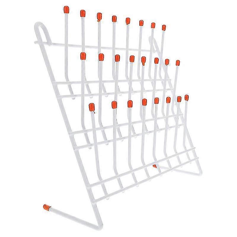 New Lab Drying Rack 24 Pegs Lab Glassware Rack Wire Glassware Drying Rack Wall Mount/ Lab Glass Drying