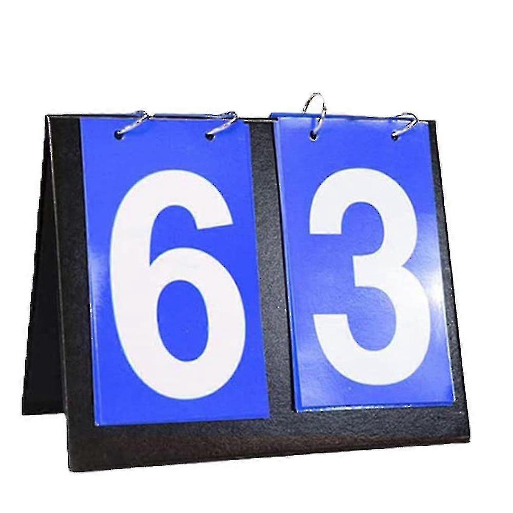 Tabletop Flip Scoreboard 2/4 Digit Portable Flip Sports Scoreboard Score Counter Scorekeeper High Quality