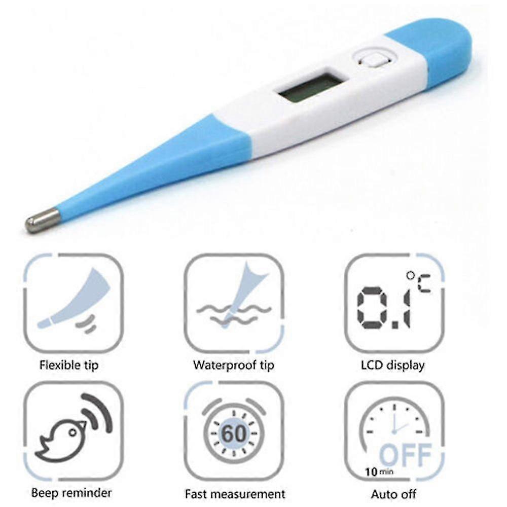 Protable Lcd Digital Display Thermometer For Oral Underarm