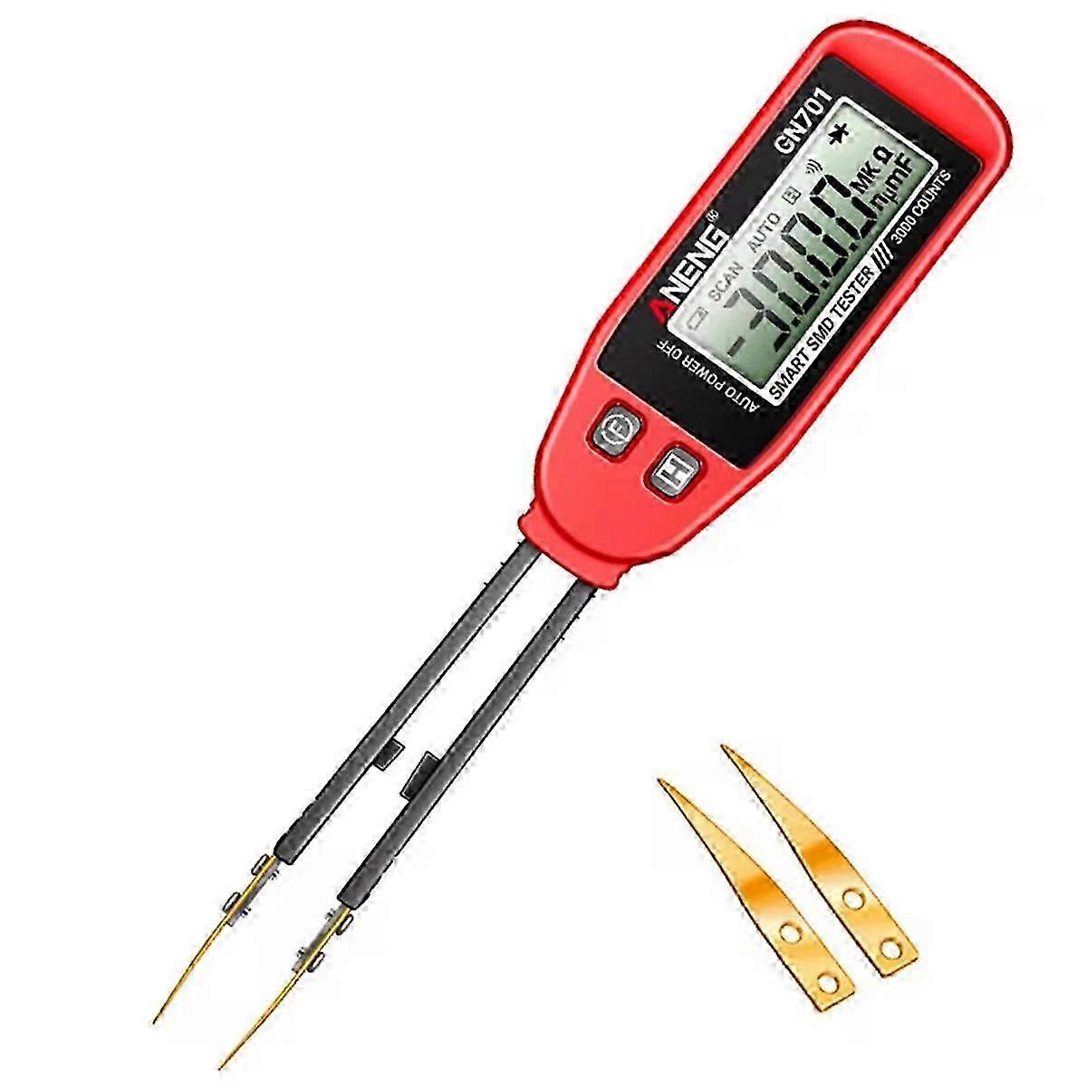 Gn701 Digital Smart Smd Tester Electrical Multimeter Resistance Capacitance Continuity Diode Test Meter