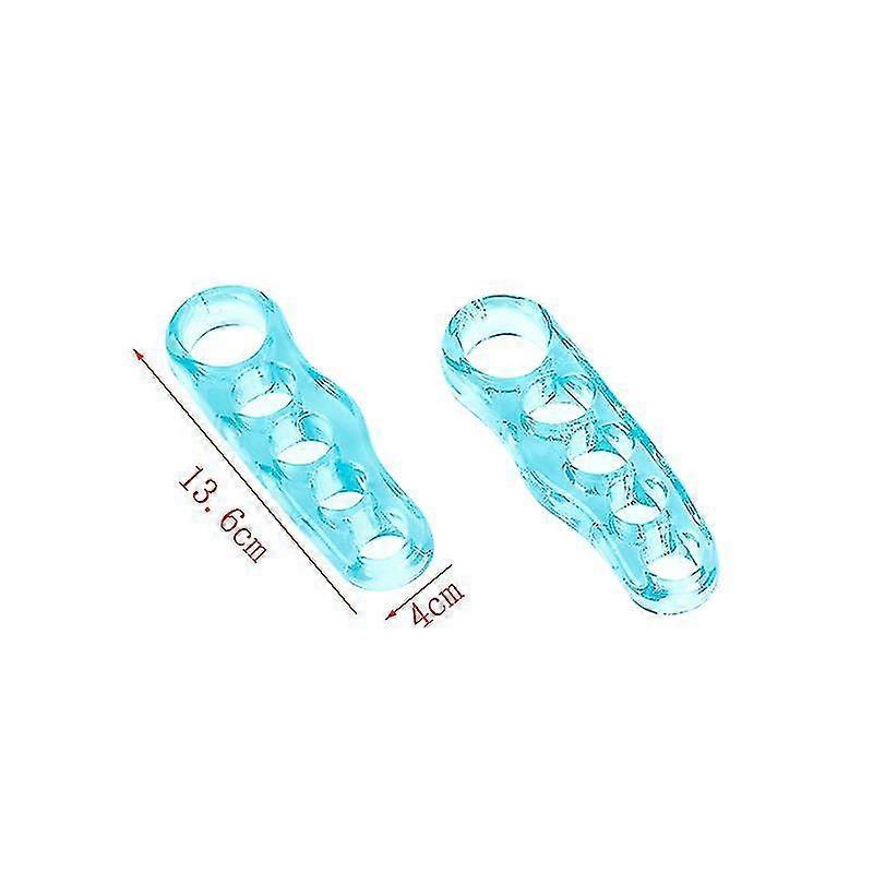 2pcs Toe Separators Silicone Protector Straightener Spreader Correctors
