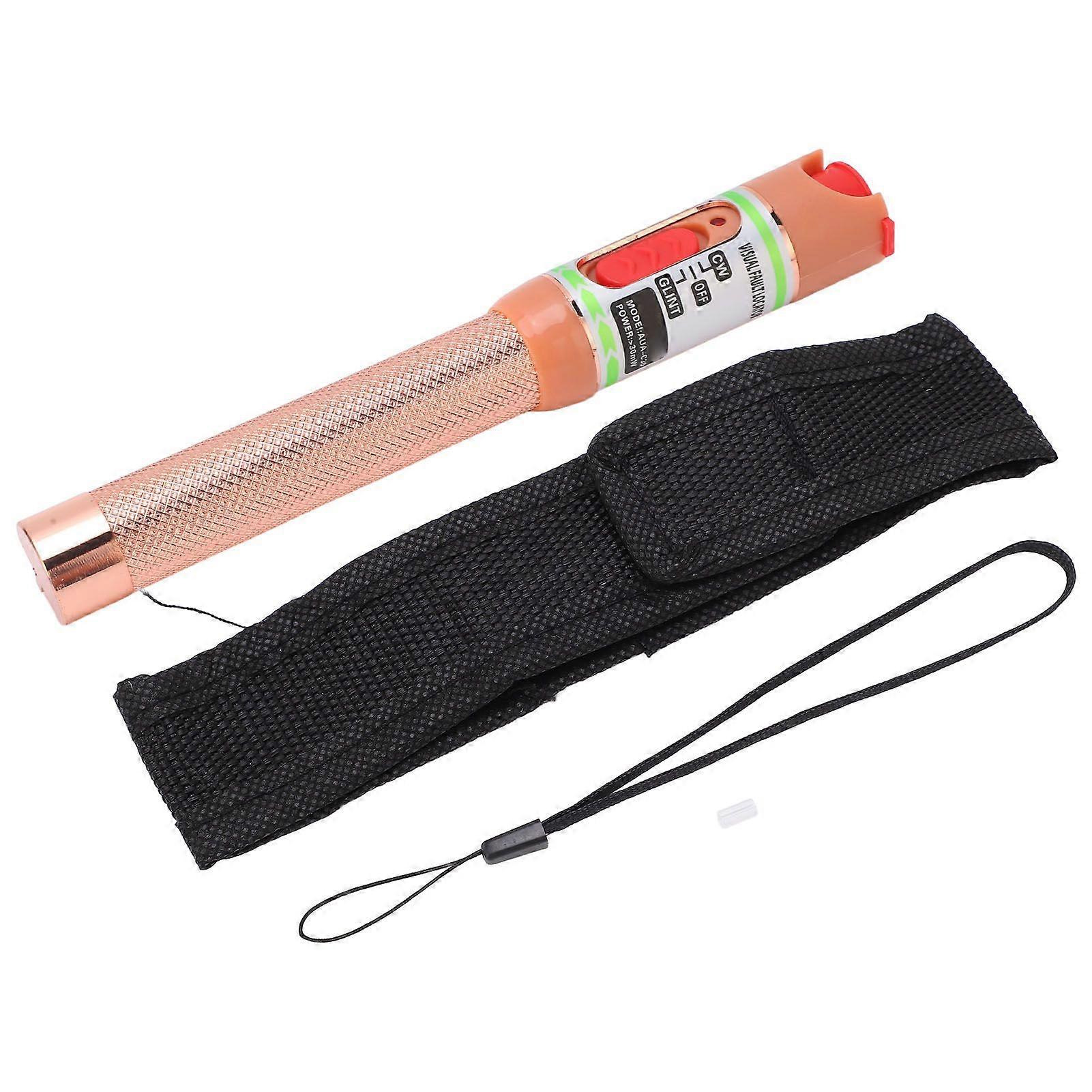 Visual Fault Locator Waterproof Aluminum Alloy Accurate Located VFL Red Light Pen 30KM 30MW