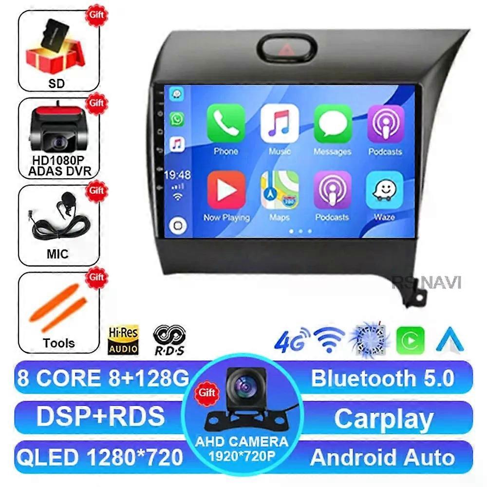 Android 14 Car Radio For Kia K3 Cerato 3 Forte 2014 - 2017 Gps Navigation Head Unit Wireless Carplay Auto Dsp 4g Lte Multimedia