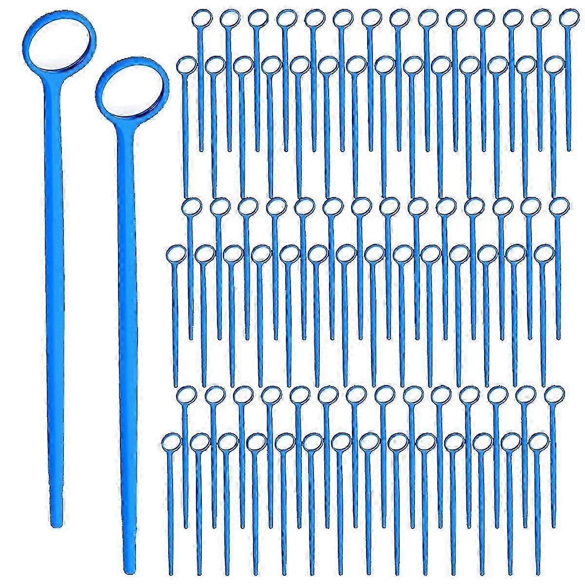 300 יח 'מראה שיניים חד פעמית מראה פה נגד ערפל מראה שיניים ארוזה בנפרד לשיניים אוראלי, לבן