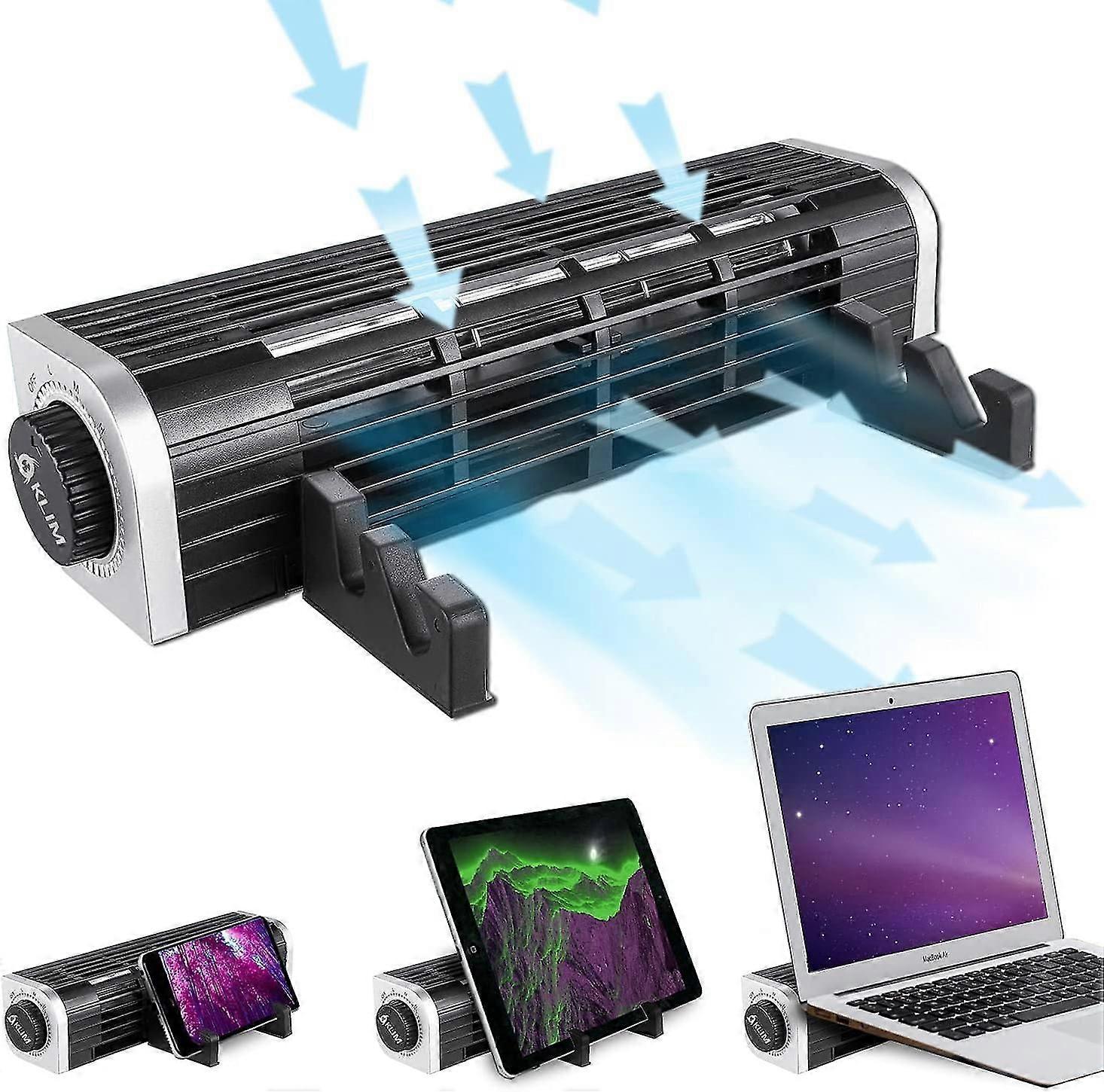 Hyper Cooler Triple Function And Powerful Pocket Fan + New For 2022 + Quiet High Performance + Sleek Design + Innovative Cross Flow Cooling 3000 Rpm