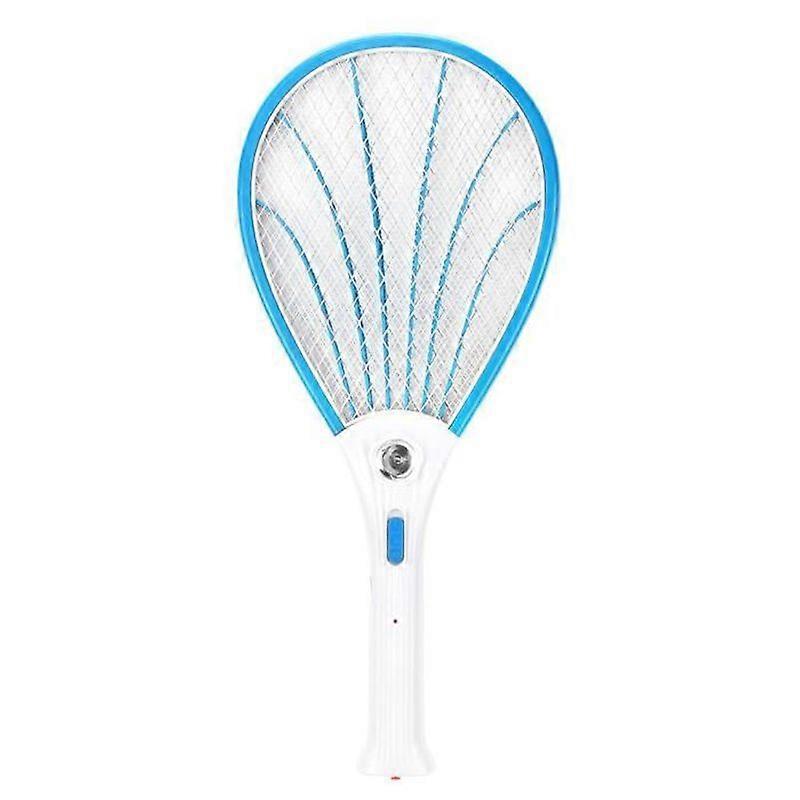 Rechargeable Electric Mosquito Swatter Zapper Executioner Bug Bat Insect Racket with LED Lamp