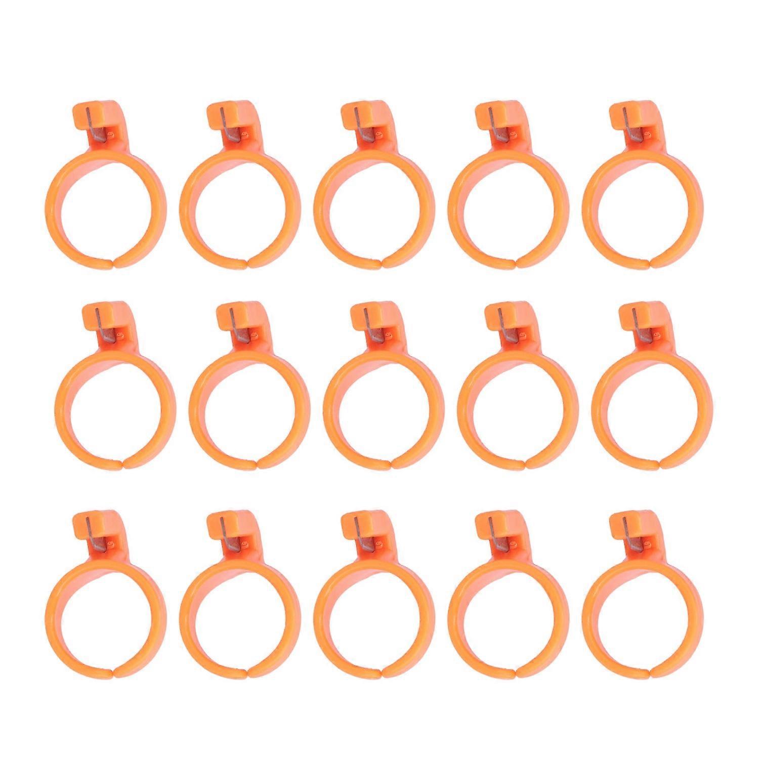 15Pcs Thread Cutter Malleable Plastic Safe Reliable Knitting Supplies for Sewing Jewelry Making