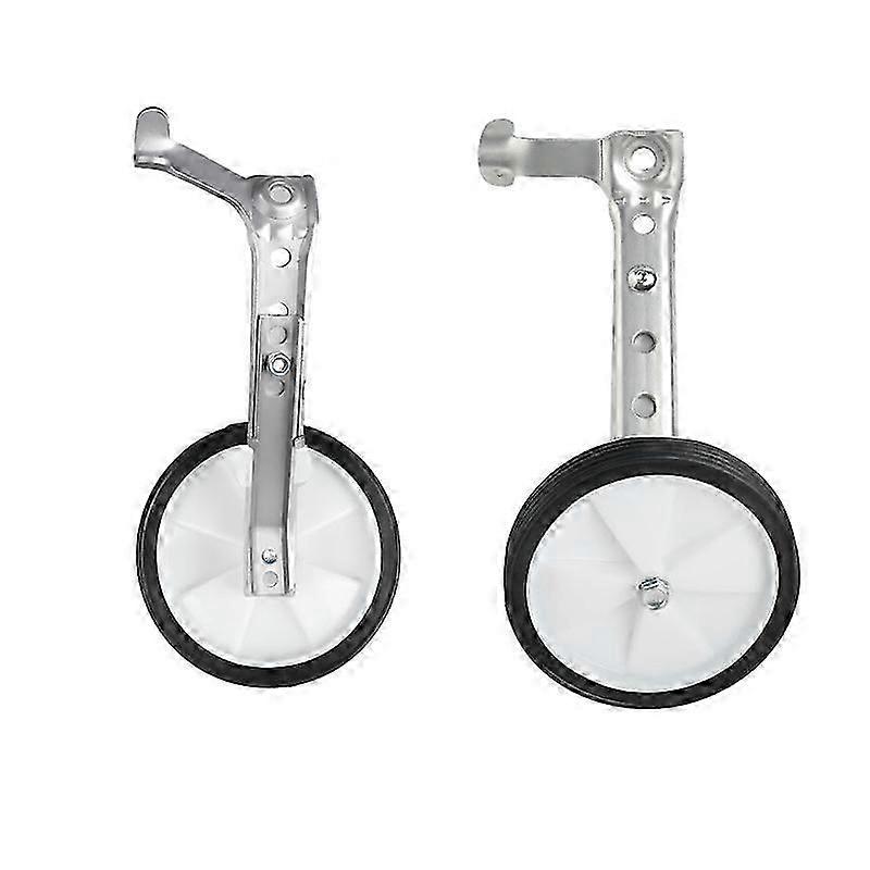 Estabilizadores de bicicleta adultos bicicleta variável velocidade variável Mtb Roda auxiliar 16 polegadas 24 polegadas bicicleta stroller acessórios1set-prata