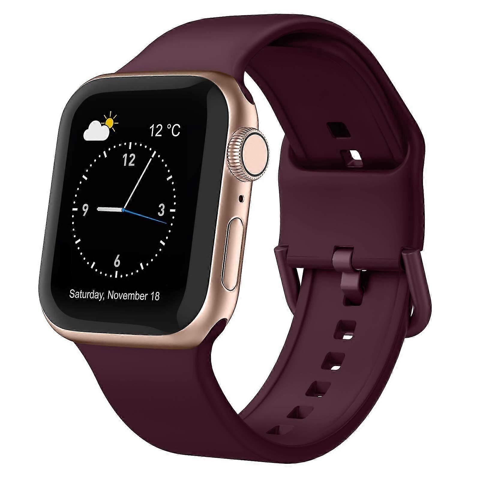 Soft Silicone Watch Strap With Classic Buckle