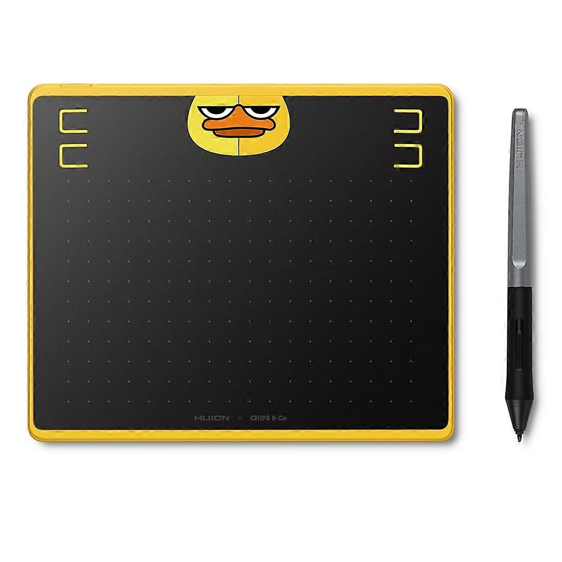 HUION HS64 Chips Special Edition 5080 LPI Art Drawing Tablet مع قلم خال من البطارية للمتعة