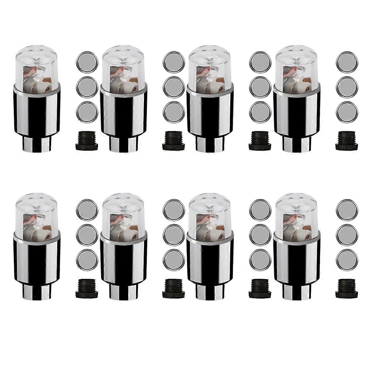 Ventillykter Dekklys for bil Ventilhetter med lys for motorsykler Sykler Elbiler