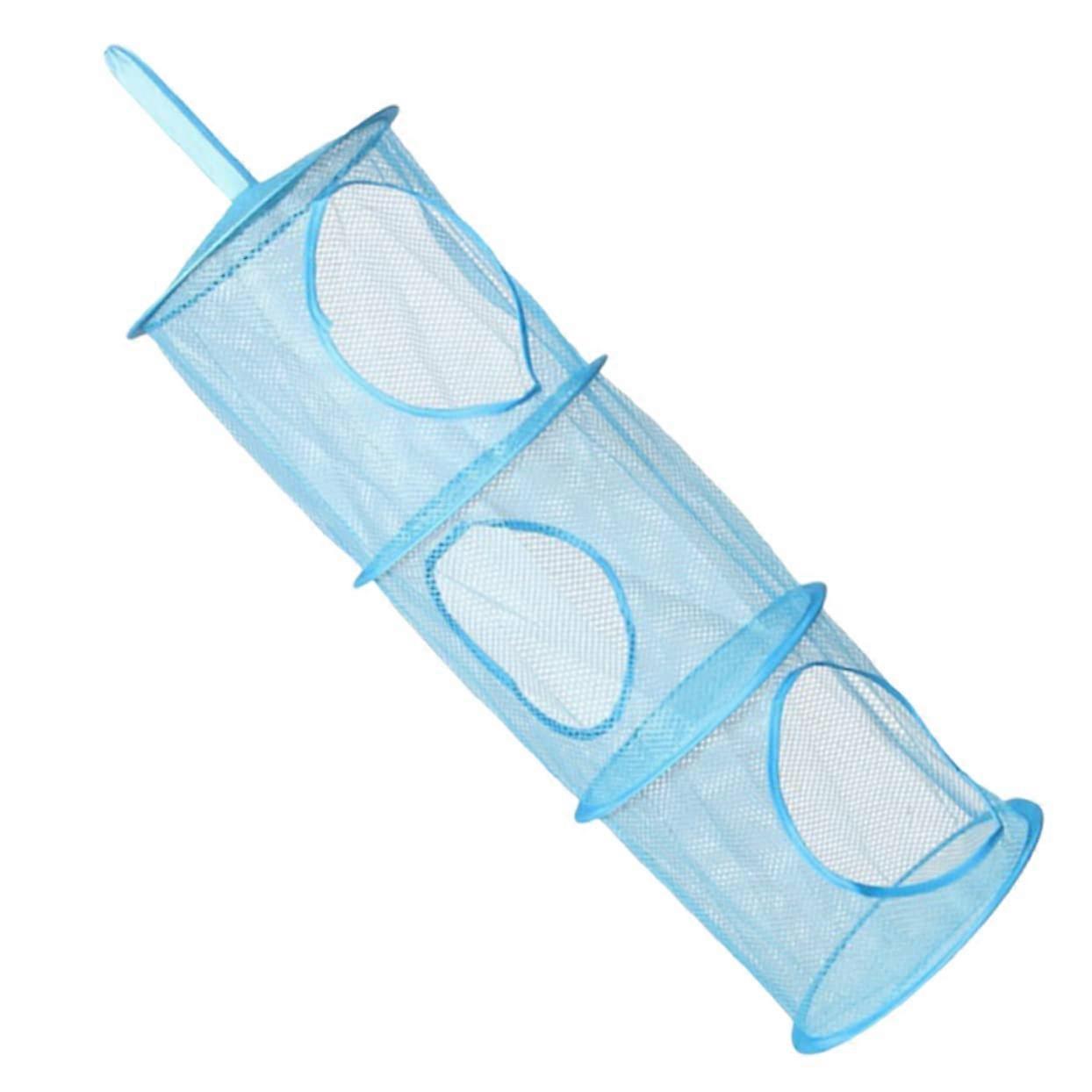 Three - Layer Collapsible Hanging Basket Laundry Hamper, Foldable Space - Saver