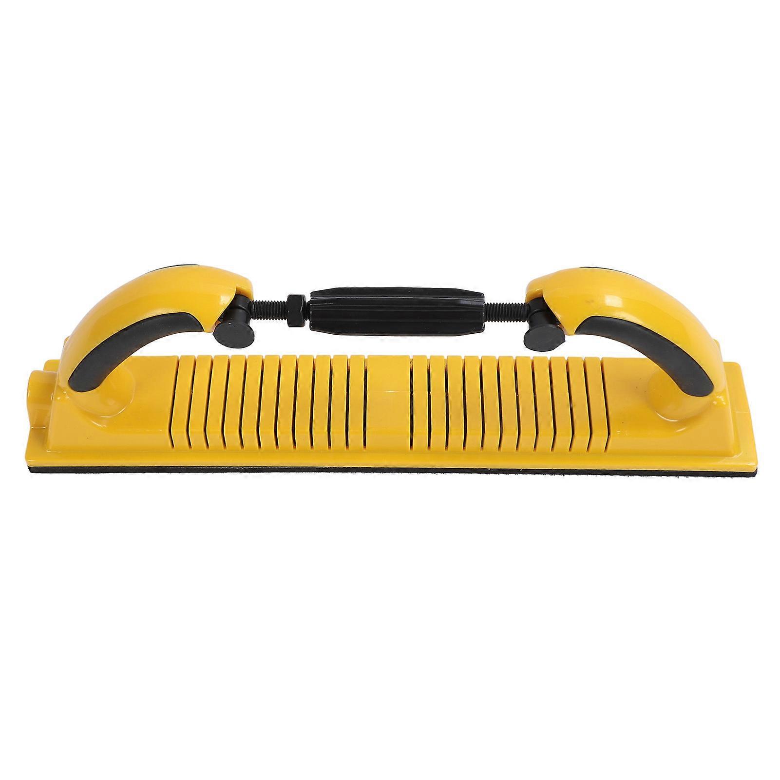 70x400mm Hand Sanding File Block Adjustable ABS Dust Extraction Sanding Tool for Automotive Flocking and Sticky Surface Finishing
