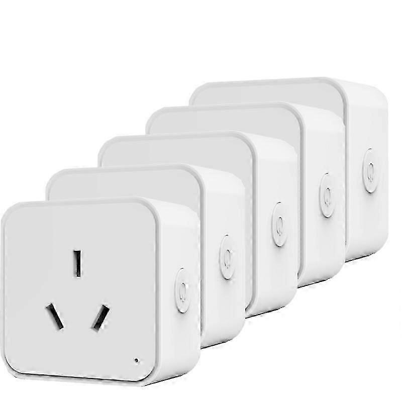 5 unidades WiFi / Zigbee Smart Socket Intelligent AU Plug