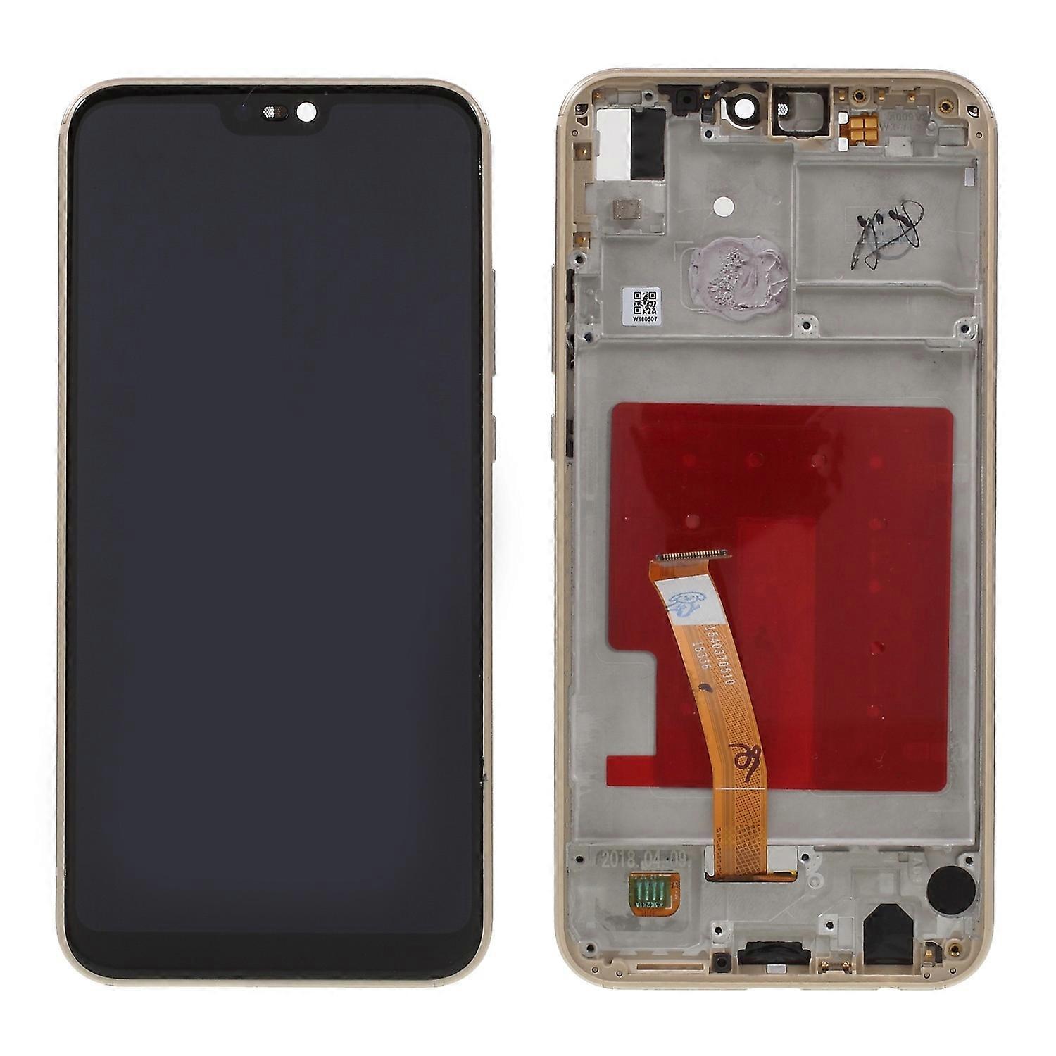 LCD Screen and Digitizer Assembly+Frame Replacement for Huawei P20 Lite (2018)/nova 3e-Gold