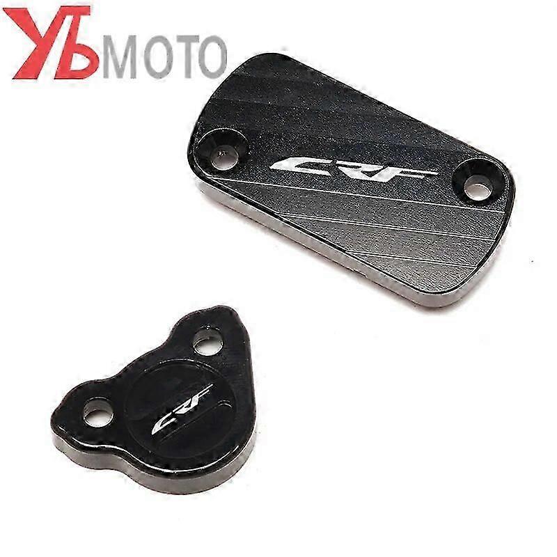 Motorcycle CNC Front & Rear Brake Fluid Reservoir Cap Cover For HONDA CRF150R CRF250R CRF 250X 450R 450X CRF250F