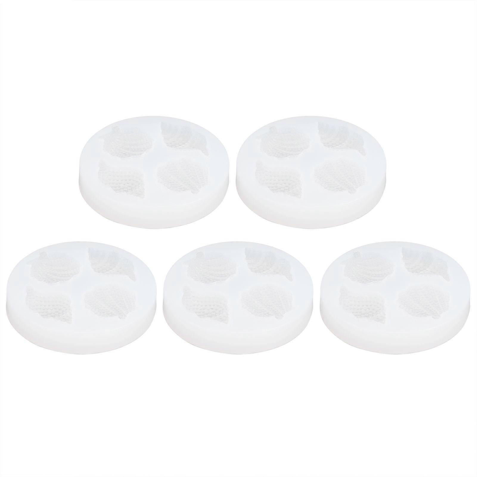 5PCS Silicone Mold for Shell and Conch Shapes, Epoxy Resin Crafts, Phone Case Decoration, DIY Art Projects