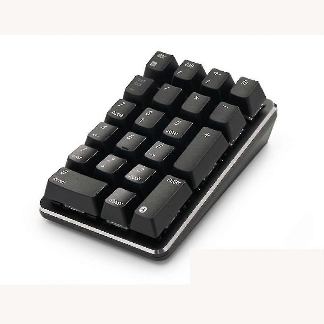 21 Bluetooth Wireless Mechanical Numeric Keypad For Laptops, Tablets, Cherry Mechanical Trees(black)
