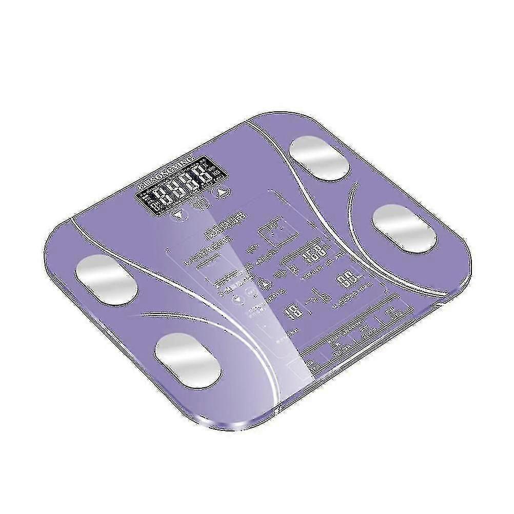 Usb Rechargeable Electronic Weight Scale Digital Electronic Health Scale With Display For Home (purp