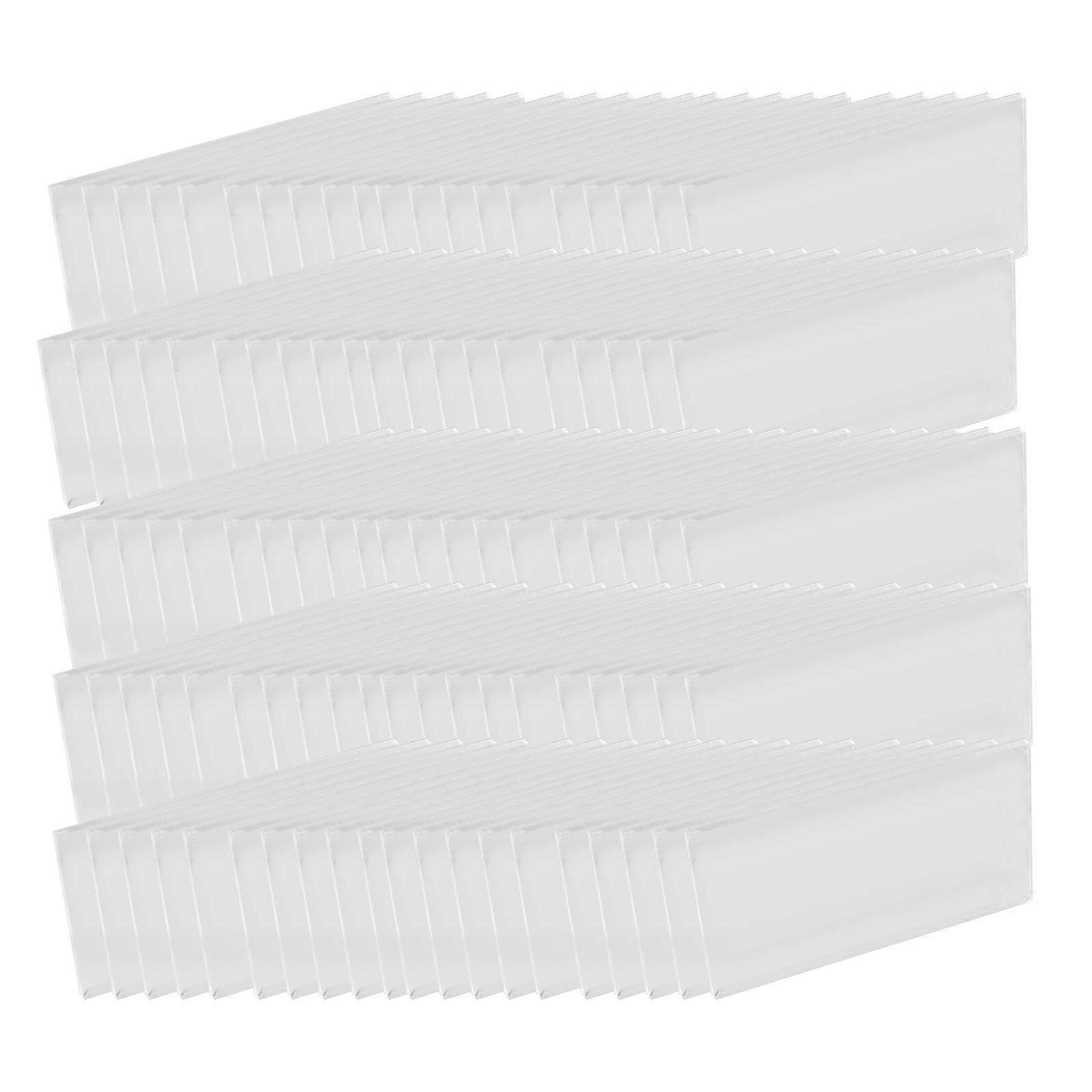 Wedding Seating Chart Cards for Reception, Rectangular Blank Acrylic Name Cards