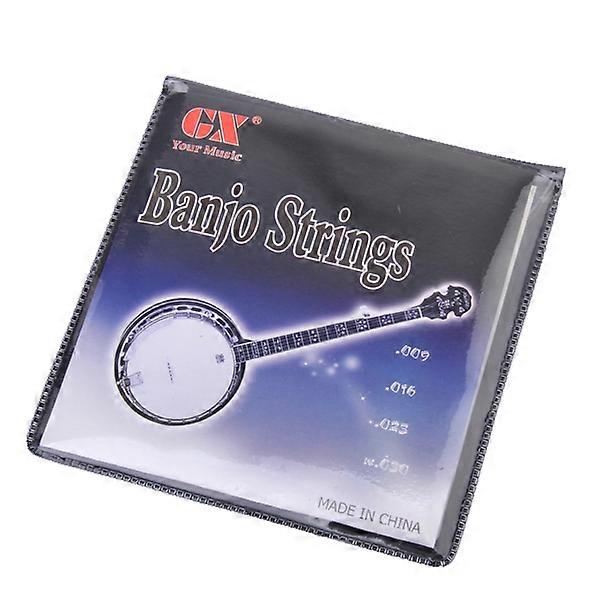 Ensemble de remplacement de 4 cordes E-B-G-D enroulées en alliage de nickel pour banjo à 4 cordes