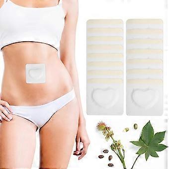 Paquete de parches de aceite de ricino de 15 piezas Wrap Belly Button, altamente absorbente