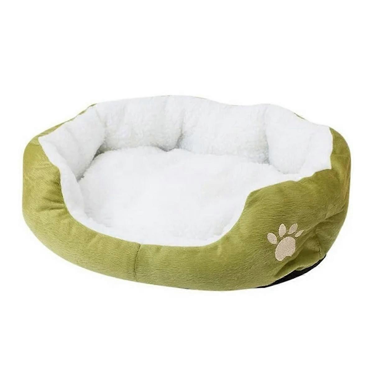 Soft Pet Bed With Waterproof Denier Base, Suitable For Small And Medium-Sized Pets, 45 * 40 * 11Cm