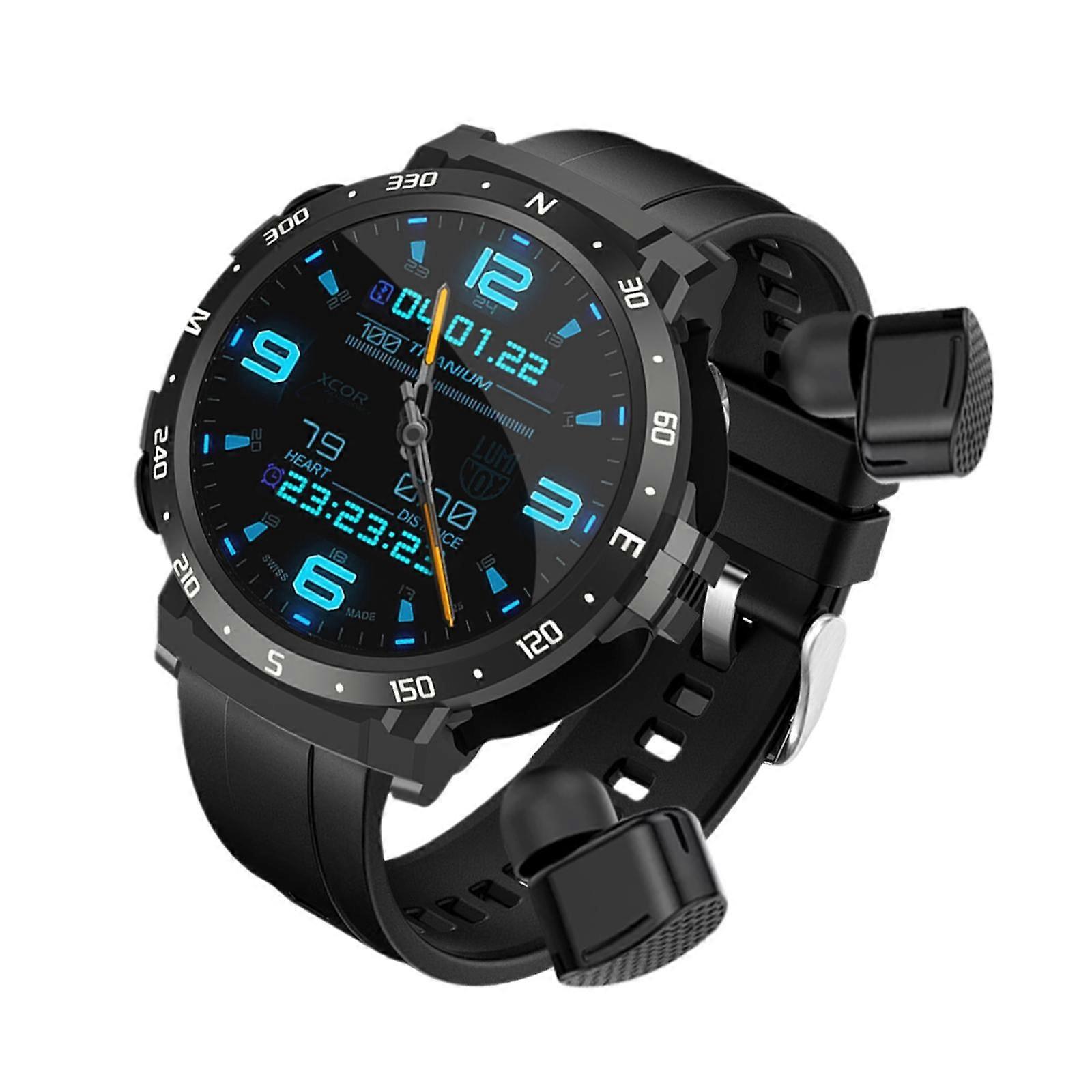 Q10 Dual-mode Bluetooth Headphones Smart Watch,1.52 inch, Support Bluetooth Call / Heart Rate