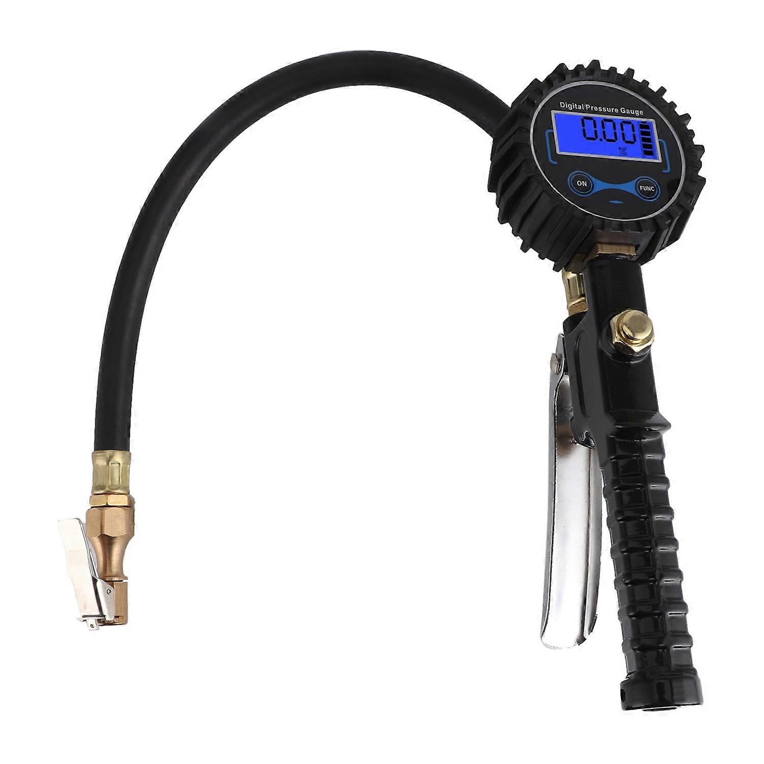 Tire Pressure Gauge Inflator 200PSI LCD Digital Display High Accuracy for Car Auto Motorcycle