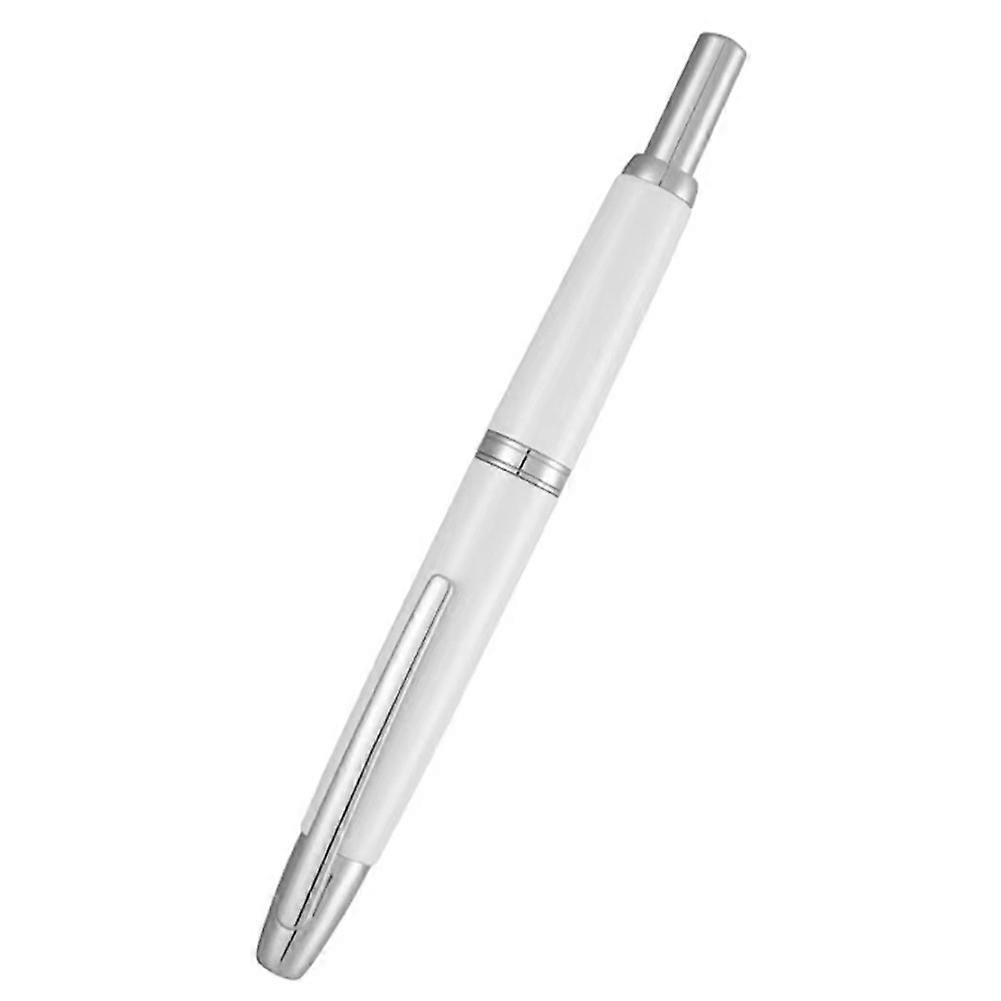 10 Light Luxury Press Retractable Type Fountain Pen,C