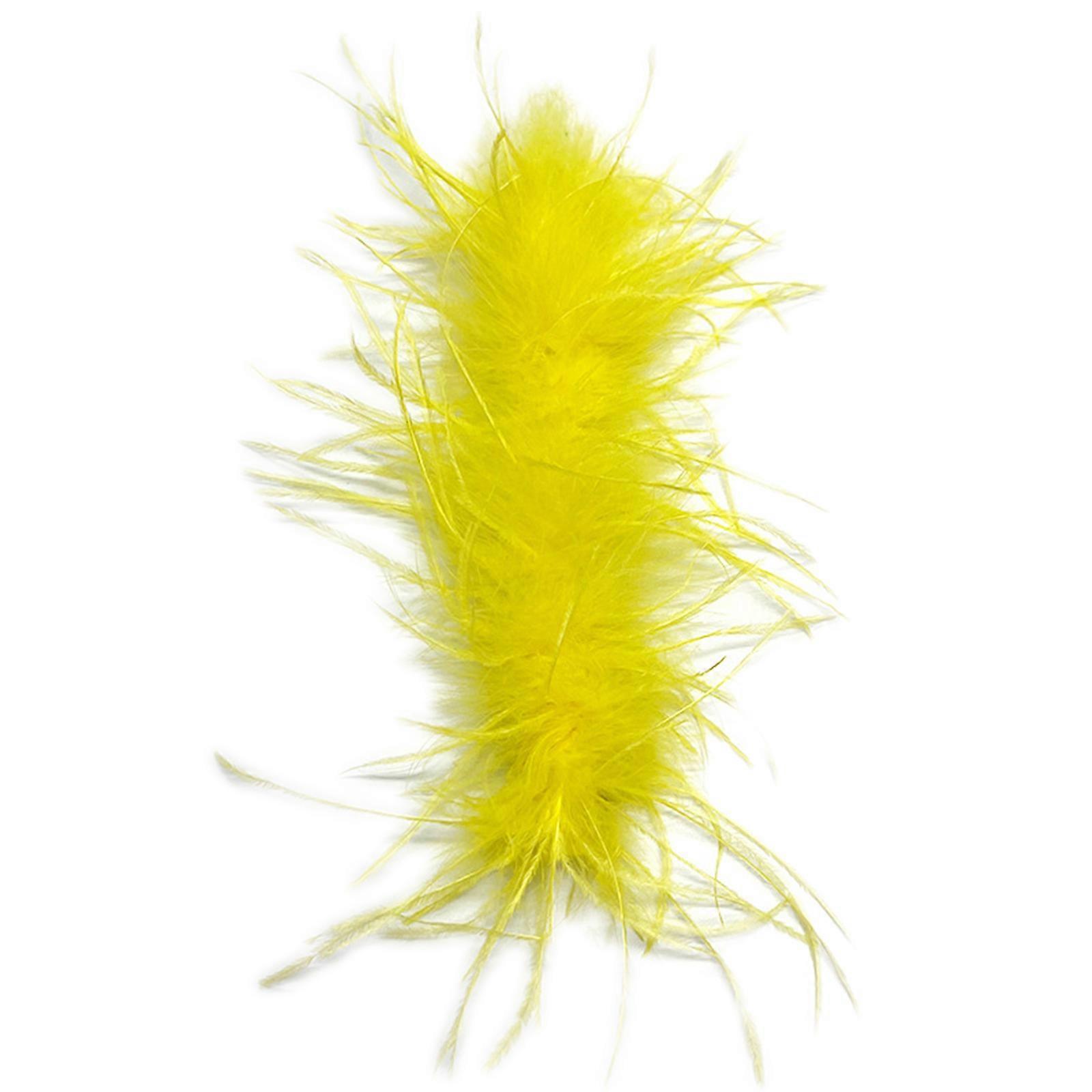 Feather Slap Bracelet Poignet Plume Poignets Plume Bracelet Femmes Cheveux Accessoires Sexy Bracelet Jaune