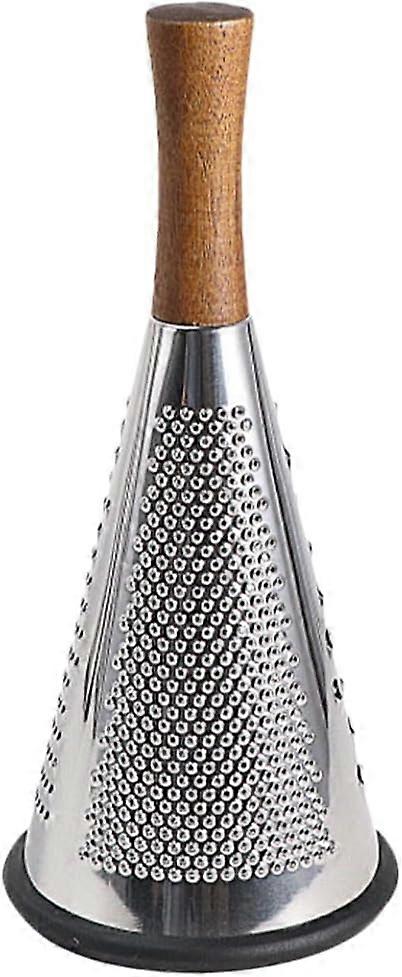 Conical Vertical Wooden Grater for Cheese, Kitchen Appliance, Eco-Friendly, Compact Design, Multi-Use