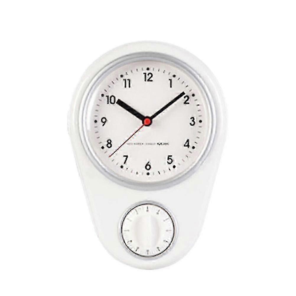 1pc Kitchen Timer Wall Clock Household Timer Modern Style Without Battery For Home (blue)