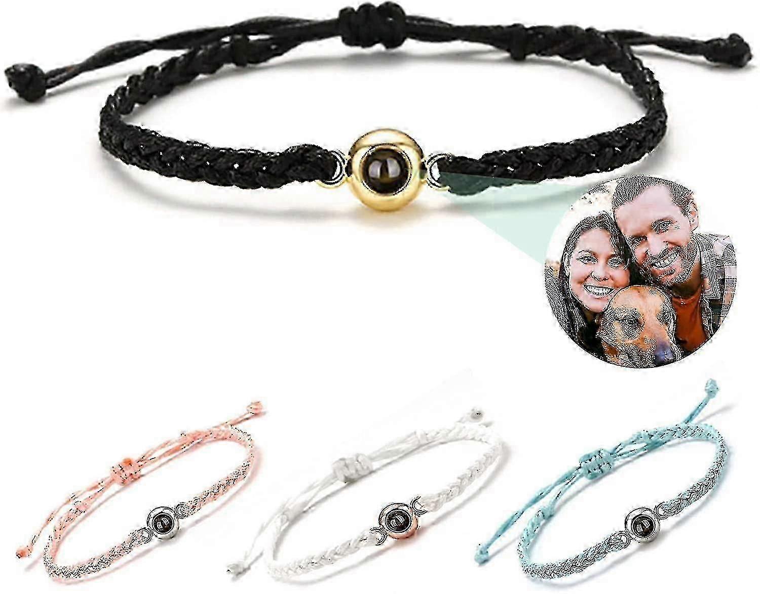Personalized Projection Bracelets with Photos - Custom Bracelets with Picture Inside