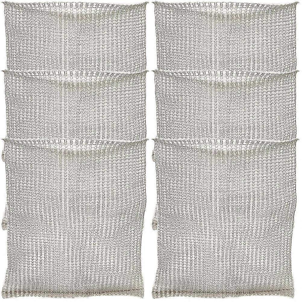 6pcs Stainless Steel Plant Root Guard Baskets Outdoor Root Protective Mesh Baskets