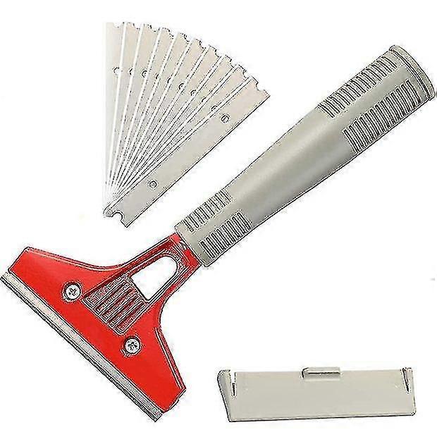 Industry Scraper With 10 Blades, Plancha Scraper For Wallpaper, Glass Scrapers, For Glue, Window Til