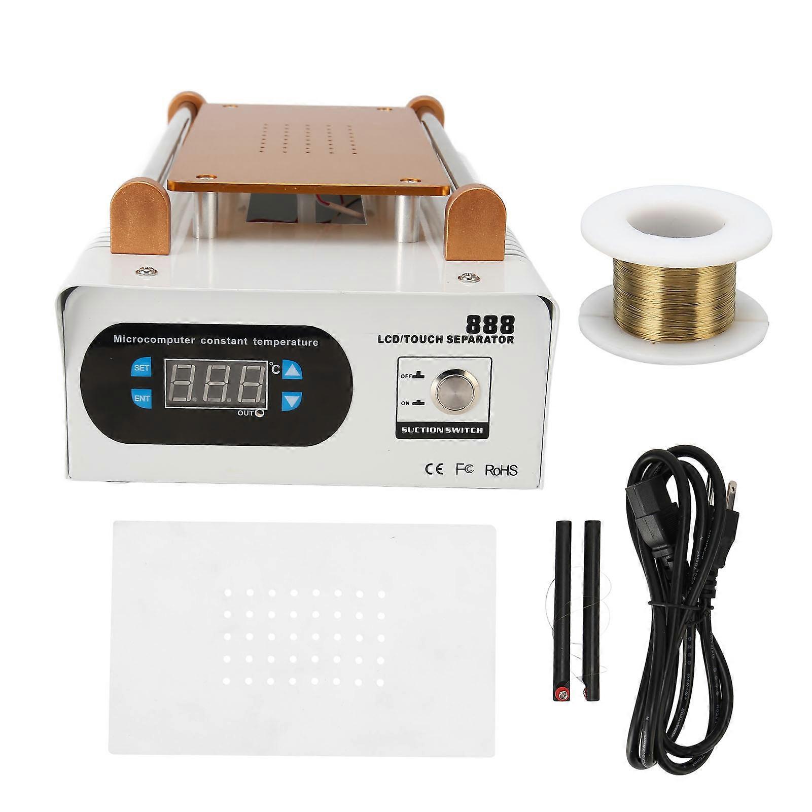 LCD Screen 7 Inch Repair Separating Constant Heat Touch Screen Separator Machine US Plug 110V