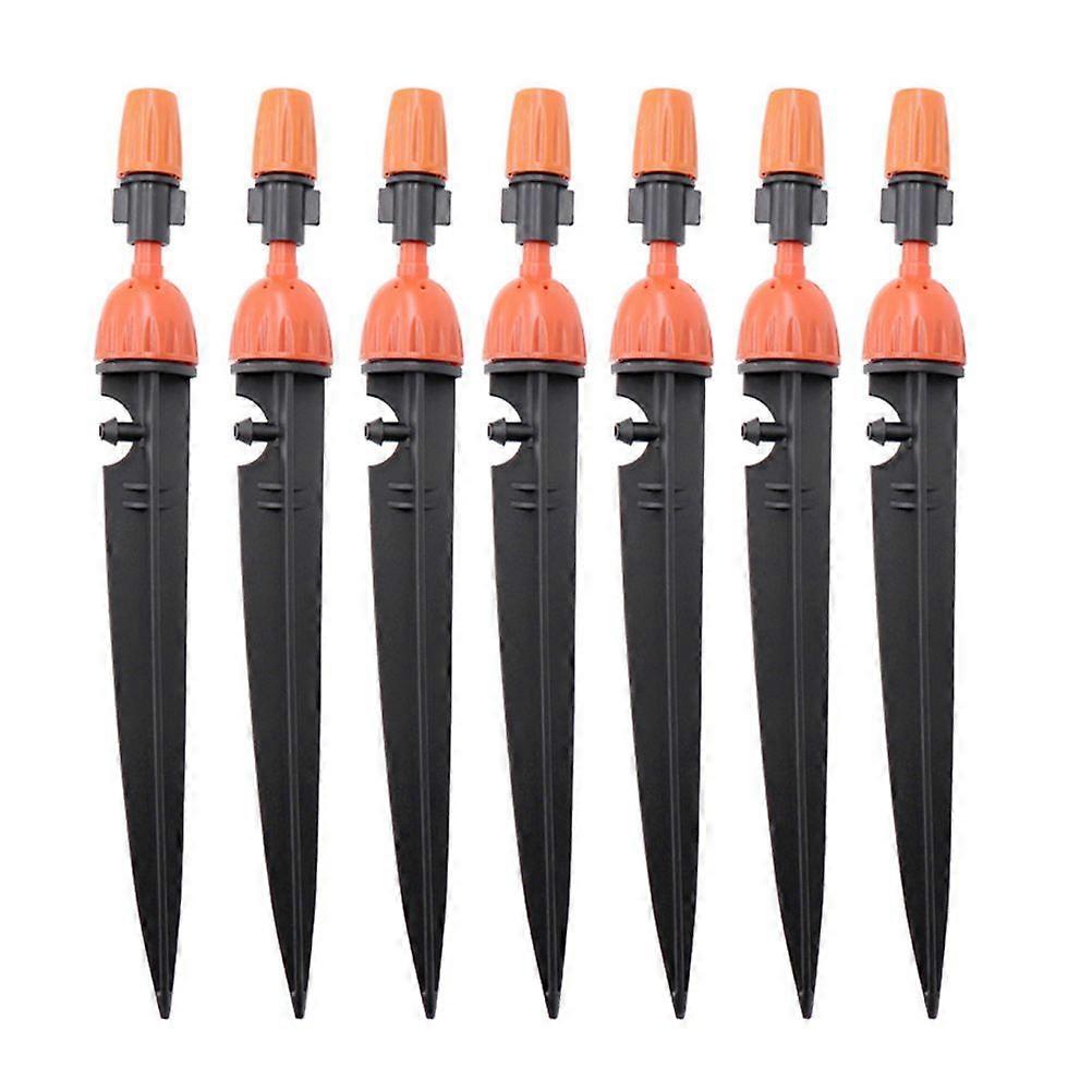 7PCS Irrigation Dripper Adjustable 360 Degree Water Flow Drip Sprayer on Stake