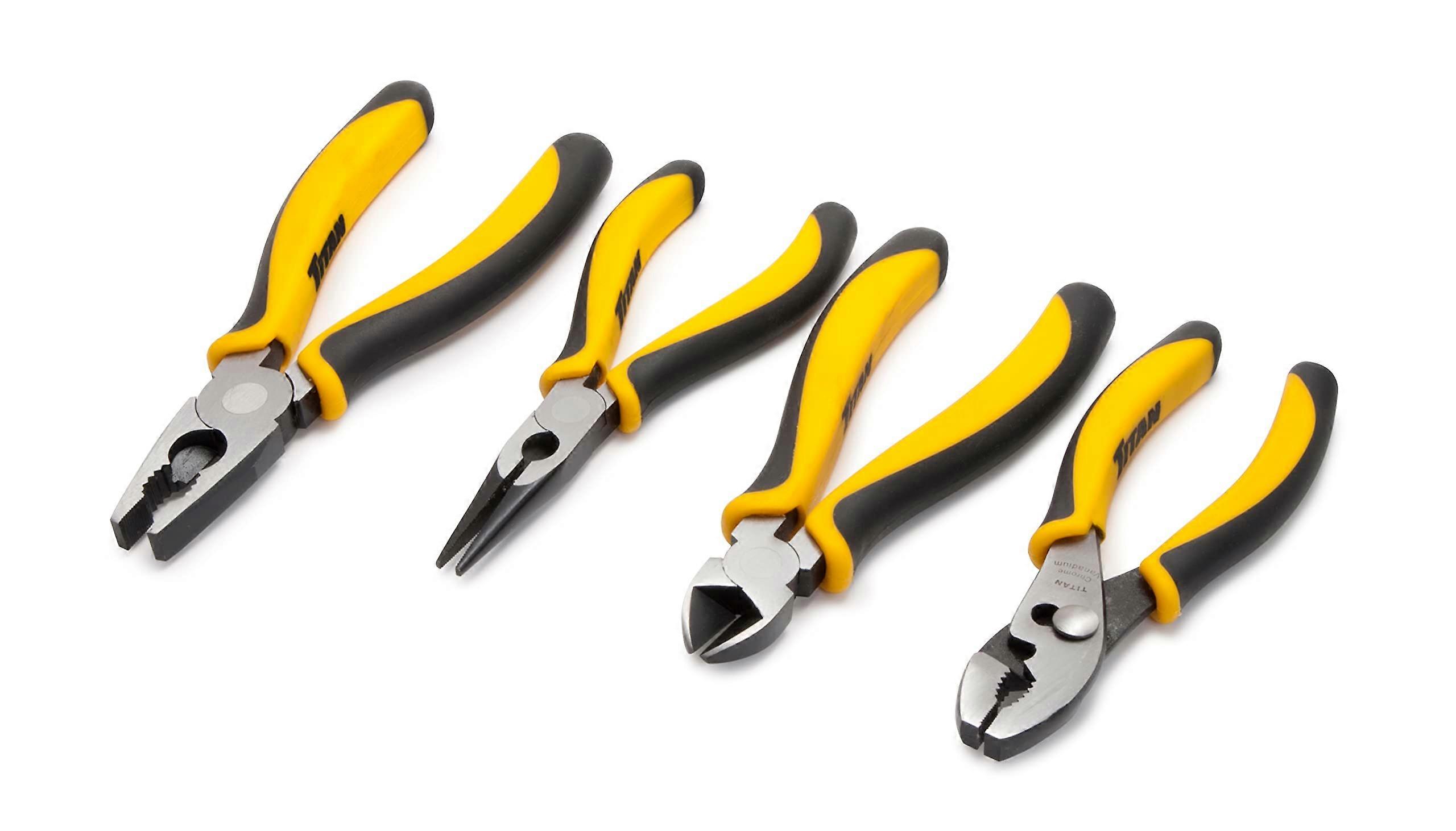 18404 4Piece Plier Set With TPR Grips