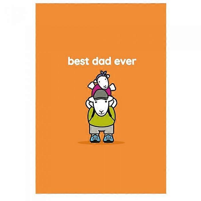Herdy Best Dad Ever Print