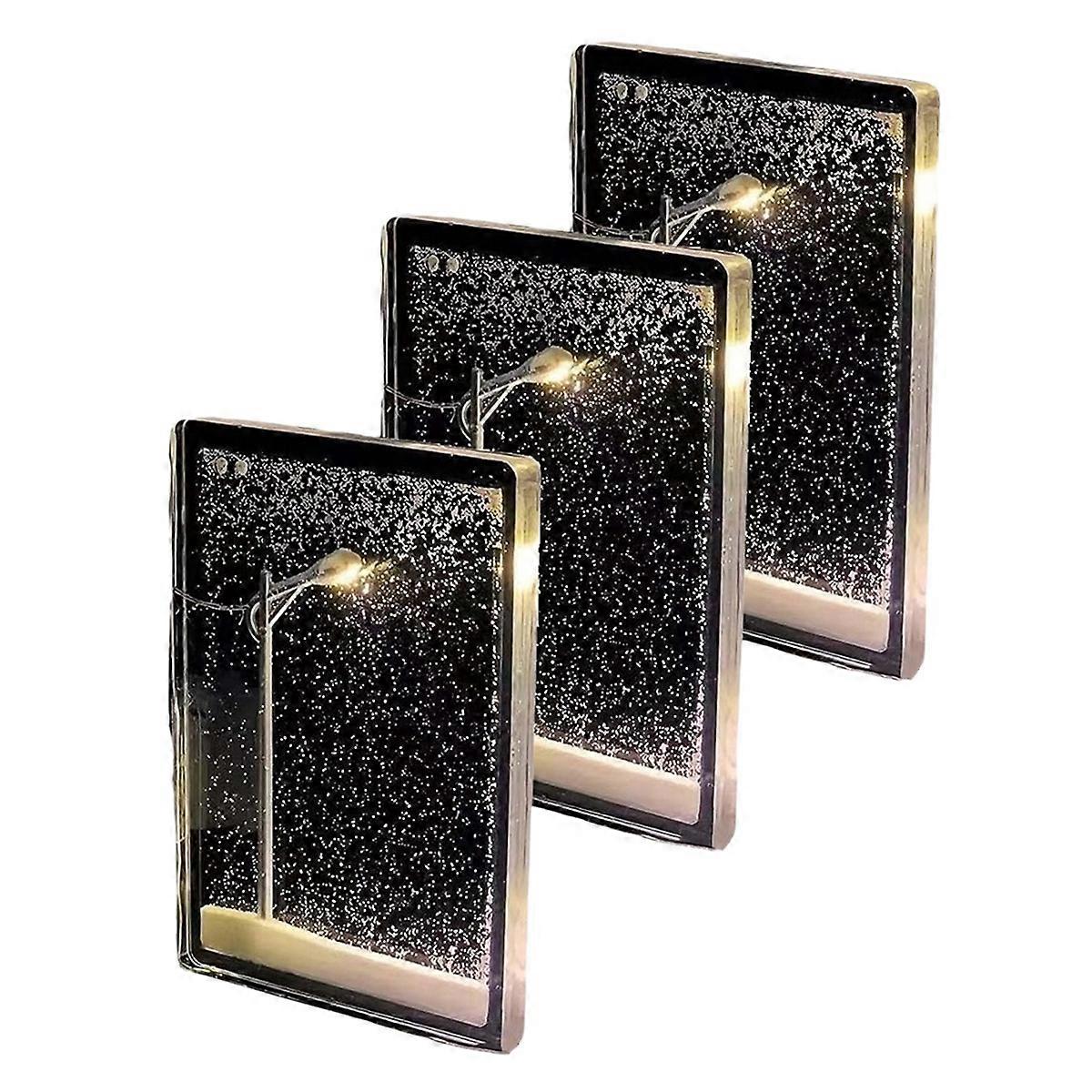 Snow lamp night lamp material package, snow scene road lamp,