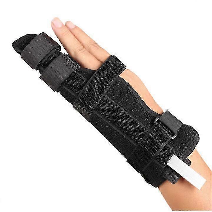 1Pack Fracture Splint 4th or 5th Finger Fixator Broken Finger Support Metacarpal Bracket, Anti-Sprain Fixation Bracket Finger Support Splint