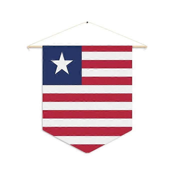 Flag - Liberia - 30 x 45 cm - Polyester - Double-sided print - Accessories included