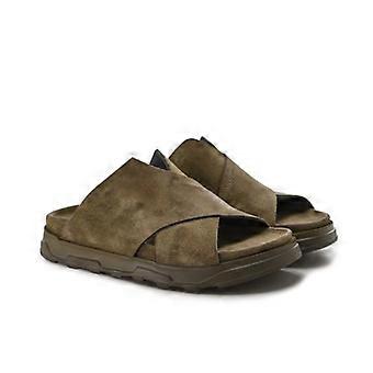 Lofina V Front Suede Sandals