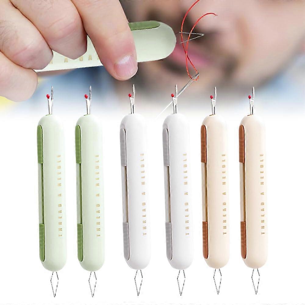 2 in 1 ago infila cucitura ripper strumento per cucire maglieria trapuntatura (6 pezzi)