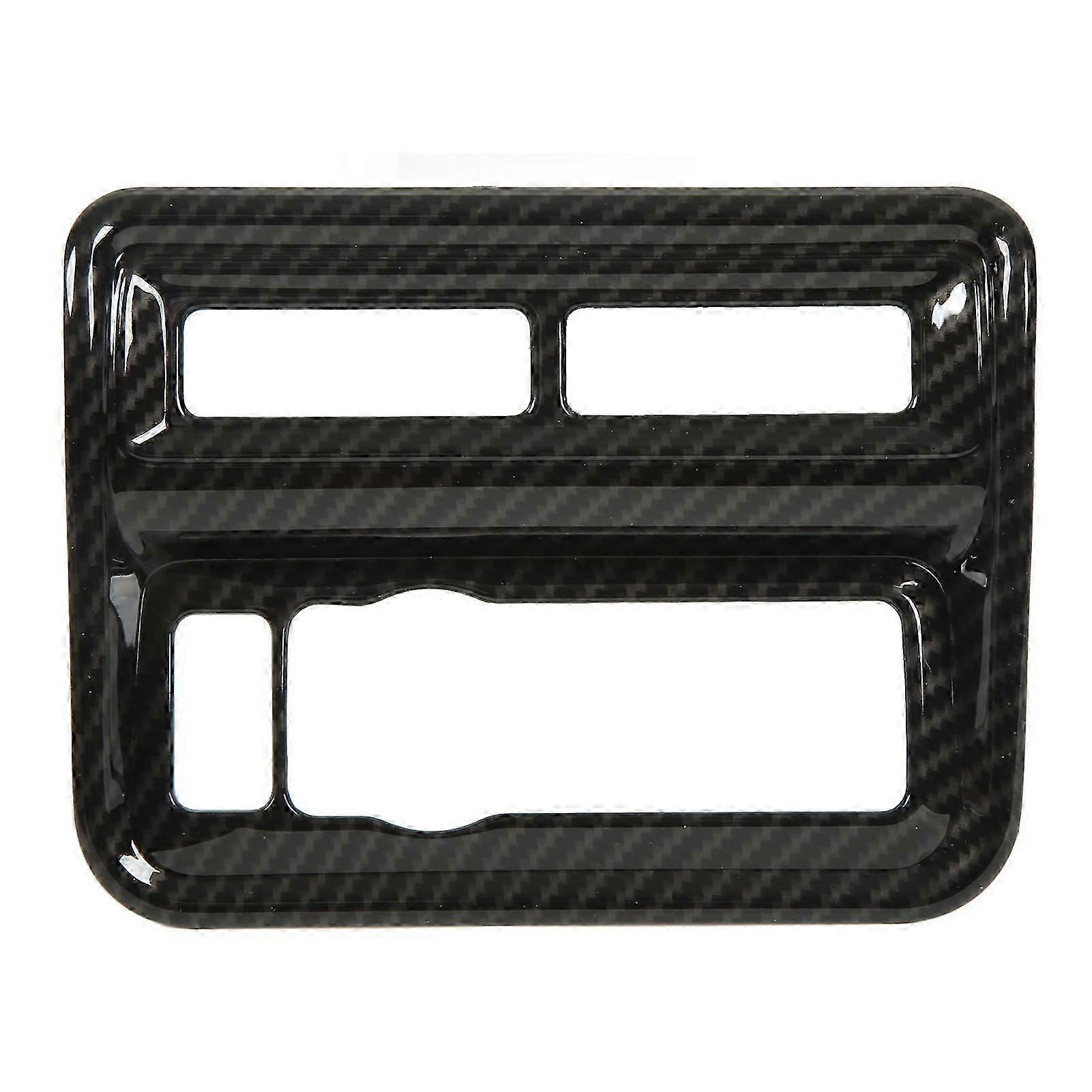 Headlight Switch Button Panel Decoration Trim Carbon Fiber Style Replacement for Ford 2021