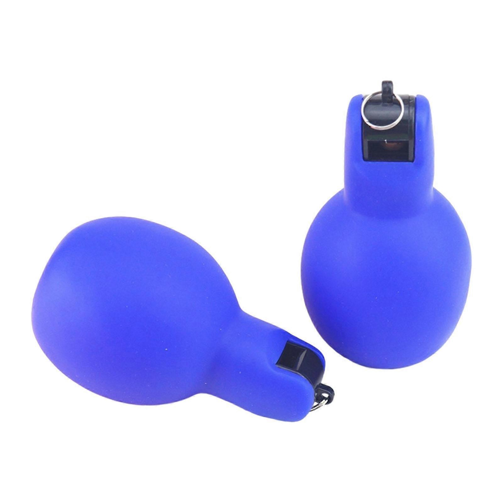 2Pcs Hand Squeeze Pfeifen Coaches Pfeife Lauter Klang Handheld Trainer Pfeifen