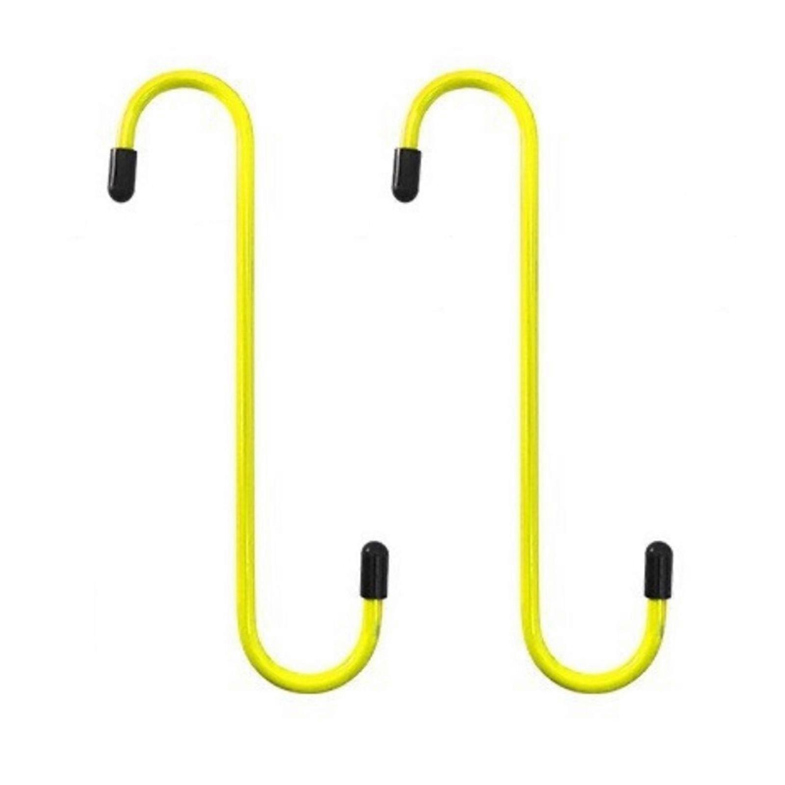 Brake Caliper Hangers Set Rubberized Safety Hooks Versatile Auto Brake Caliper Hanging Tool 210mm for Automotive Work  Yellow
