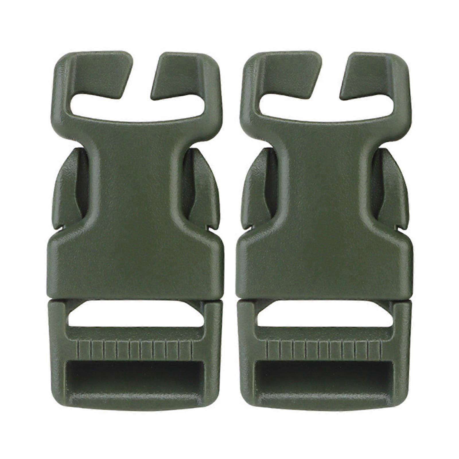 overflatemontert spenneklips snaps ryggsekk belte erstatning spenne sideutløser spenner klips for webbing justerbar klips grønn