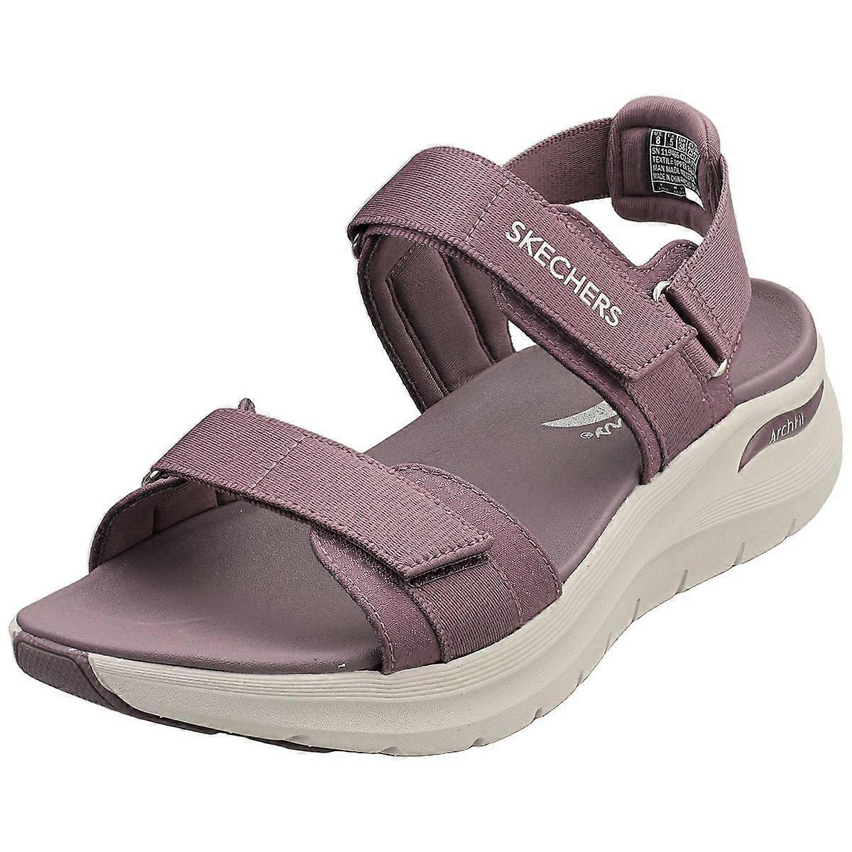 Skechers Arch Fit 2.0 Vegan Womens Walking Sandals in Plum